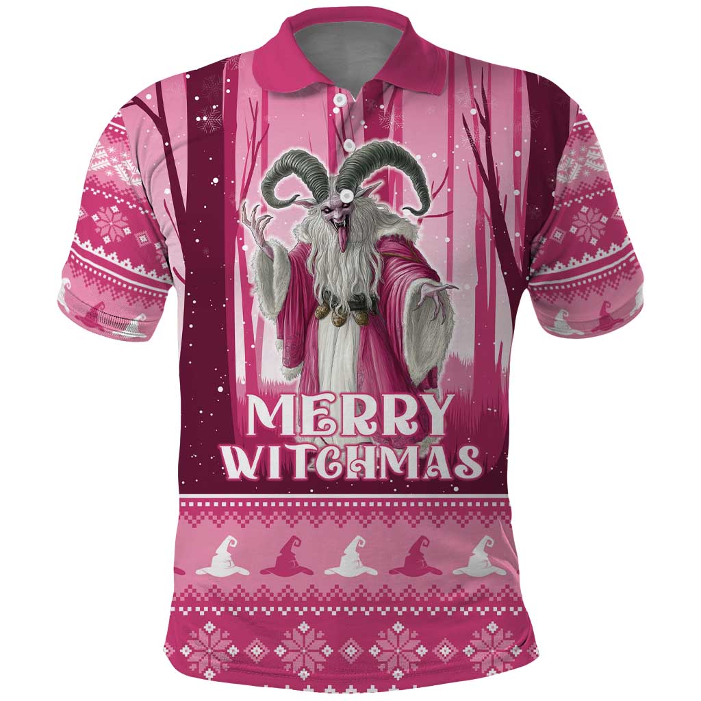 Christmas Naughty Witch Polo Shirt Merry Witchmas LT05 - Wonder Print Shop