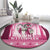 Christmas Naughty Witch Round Carpet Merry Witchmas