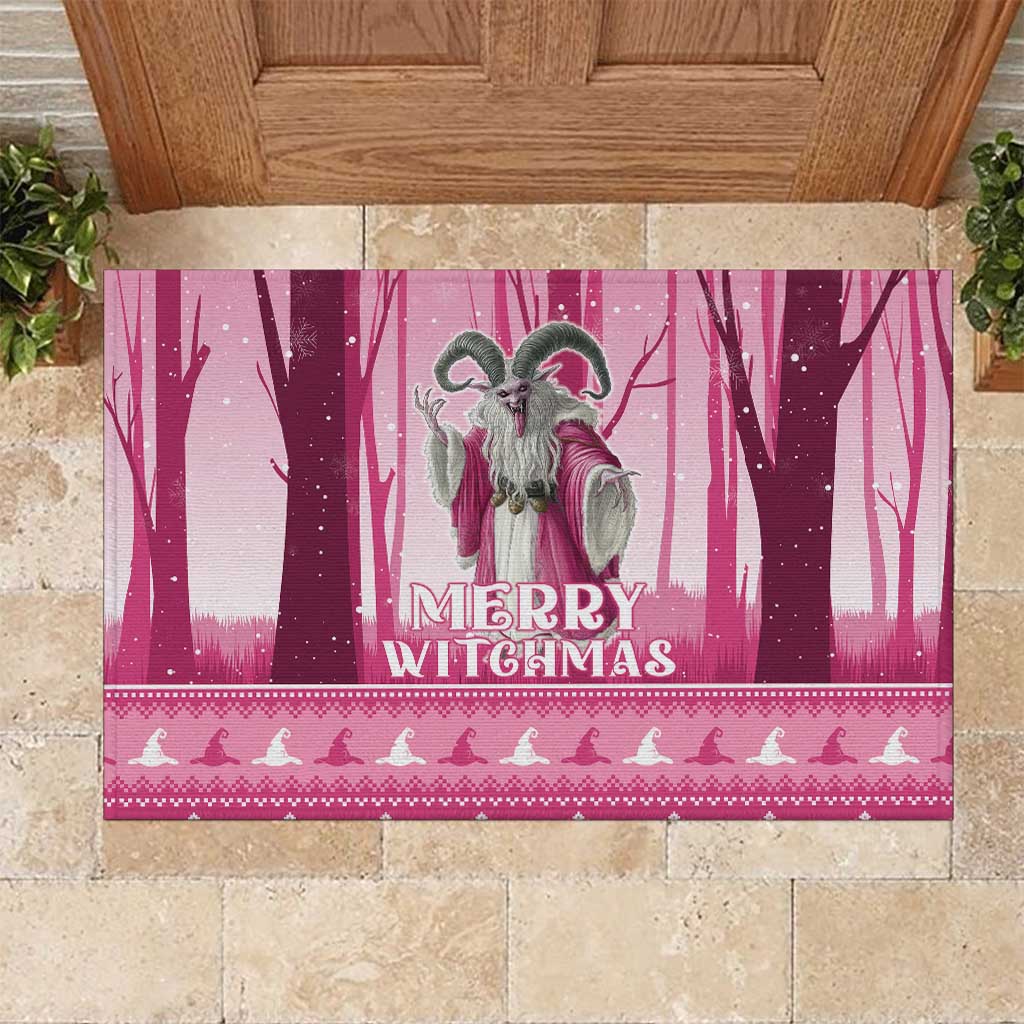 Christmas Naughty Witch Rubber Doormat Merry Witchmas LT05 - Wonder Print Shop