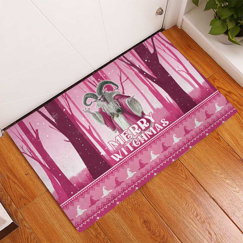 Christmas Naughty Witch Rubber Doormat Merry Witchmas LT05 - Wonder Print Shop