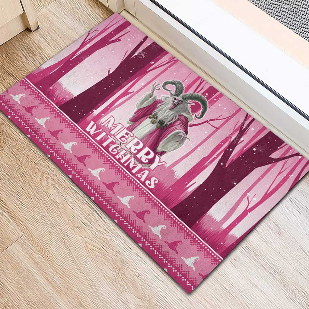 Christmas Naughty Witch Rubber Doormat Merry Witchmas LT05 - Wonder Print Shop