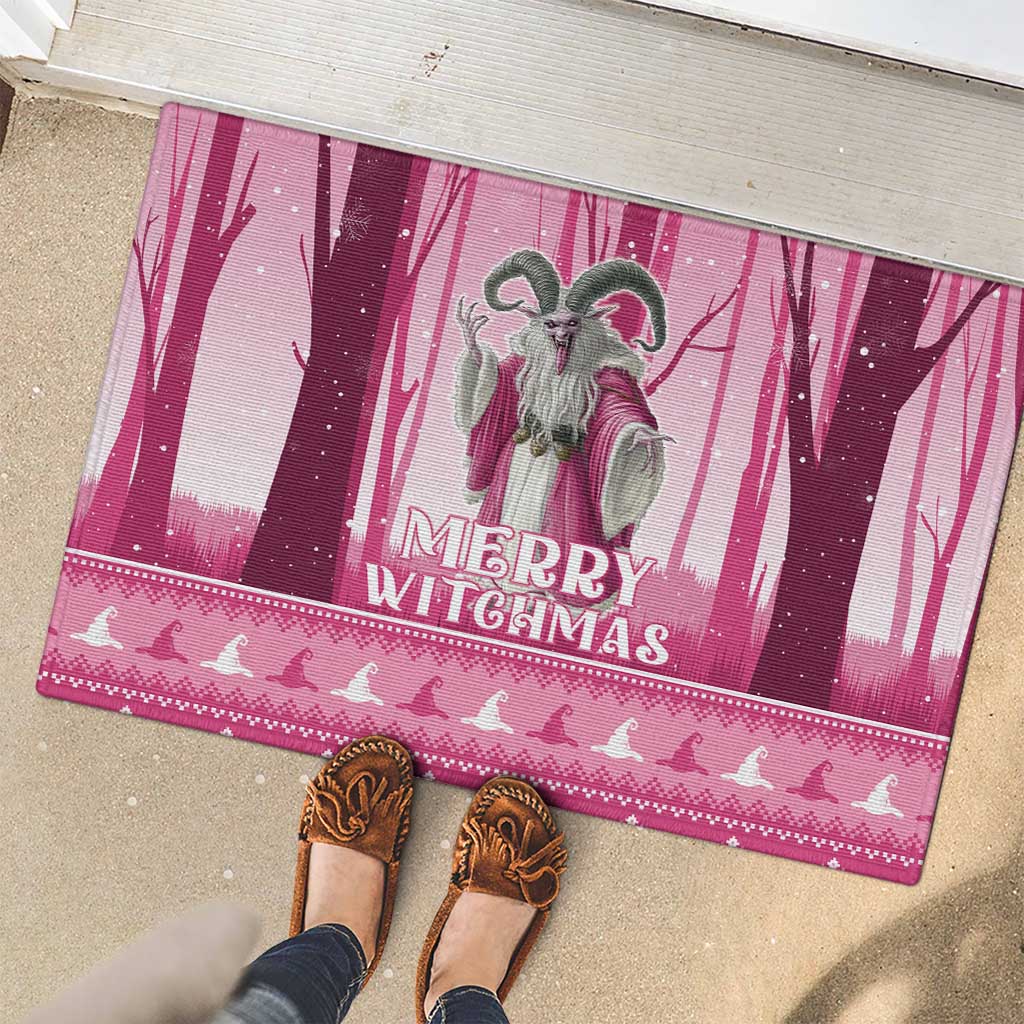 Christmas Naughty Witch Rubber Doormat Merry Witchmas LT05 - Wonder Print Shop