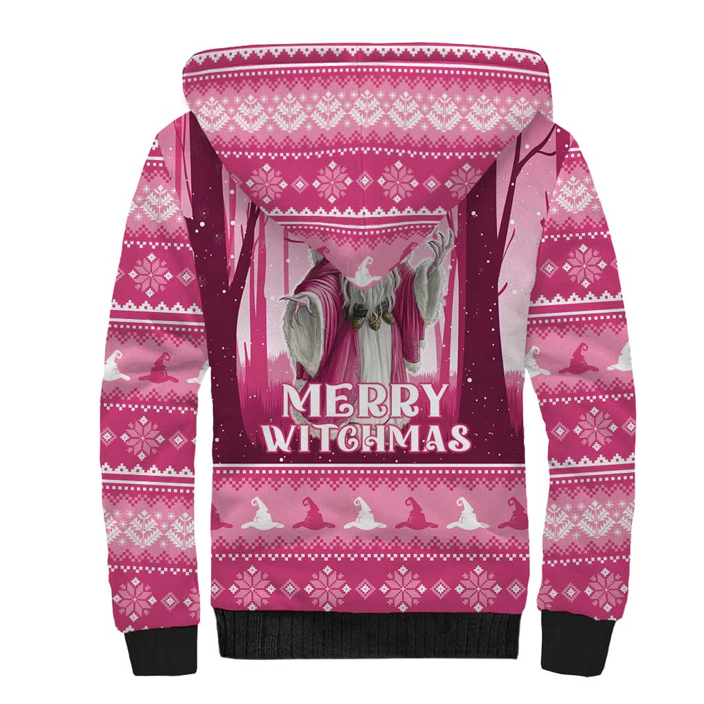 Christmas Naughty Witch Sherpa Hoodie Merry Witchmas LT05 - Wonder Print Shop