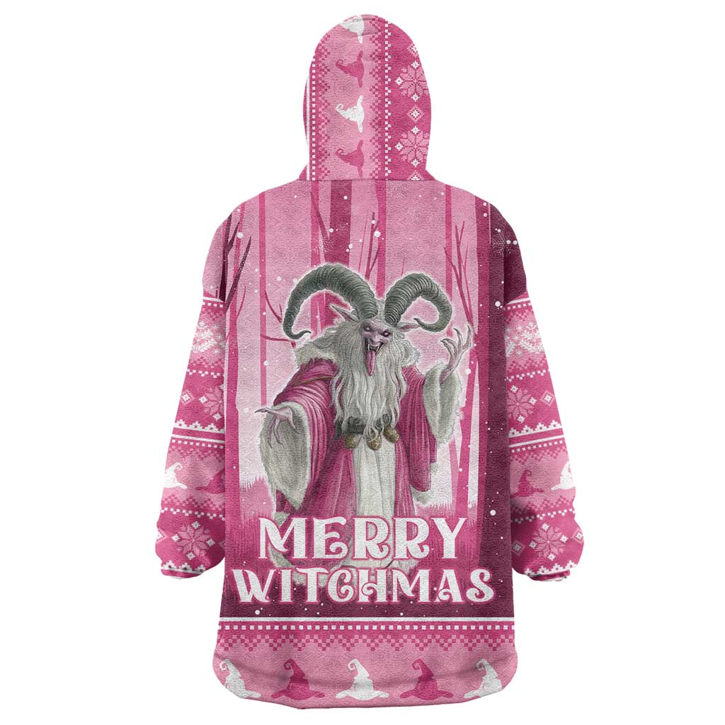 Christmas Naughty Witch Wearable Blanket Hoodie Merry Witchmas LT05 - Wonder Print Shop