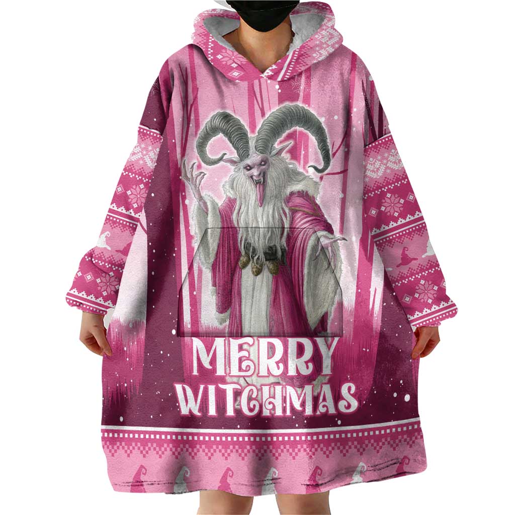 Christmas Naughty Witch Wearable Blanket Hoodie Merry Witchmas LT05 - Wonder Print Shop
