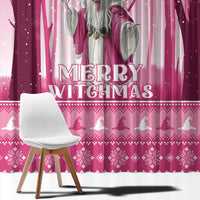 Christmas Naughty Witch Window Curtain Merry Witchmas LT05 - Wonder Print Shop