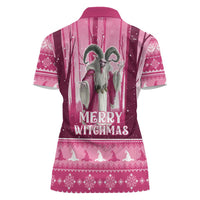 Christmas Naughty Witch Women Polo Shirt Merry Witchmas LT05 - Wonder Print Shop