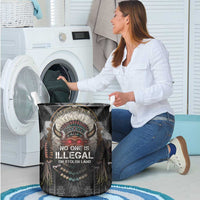 Native American Laundry Basket No One Is Illegal On Stolen Land