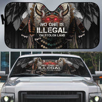 Native American Auto Sun Shade No One Is Illegal On Stolen Land