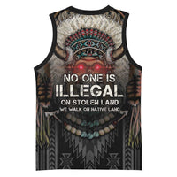 Native American Basketball Jersey No One Is Illegal On Stolen Land