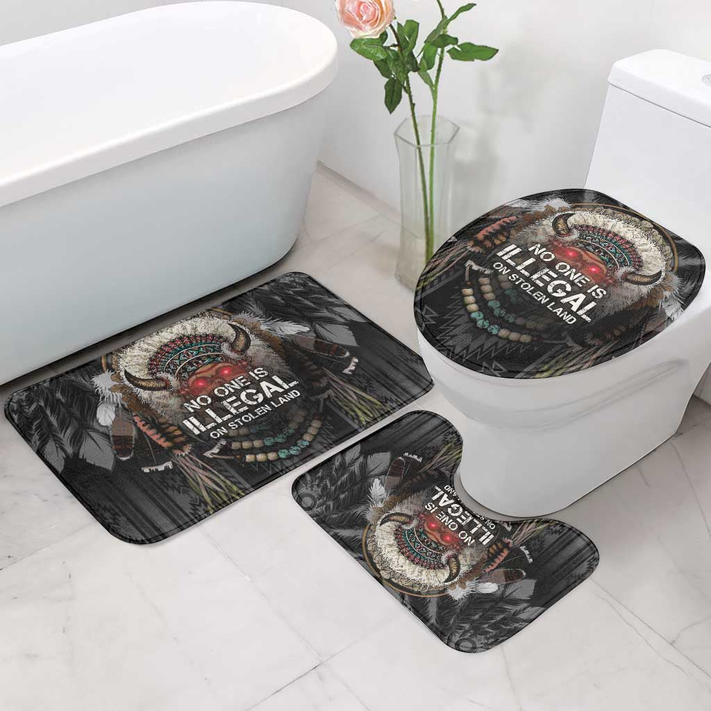 Native American Bathroom Set No One Is Illegal On Stolen Land