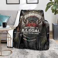 Native American Blanket No One Is Illegal On Stolen Land