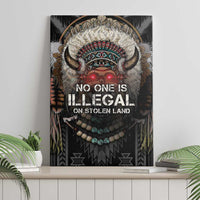 Native American Canvas Wall Art No One Is Illegal On Stolen Land