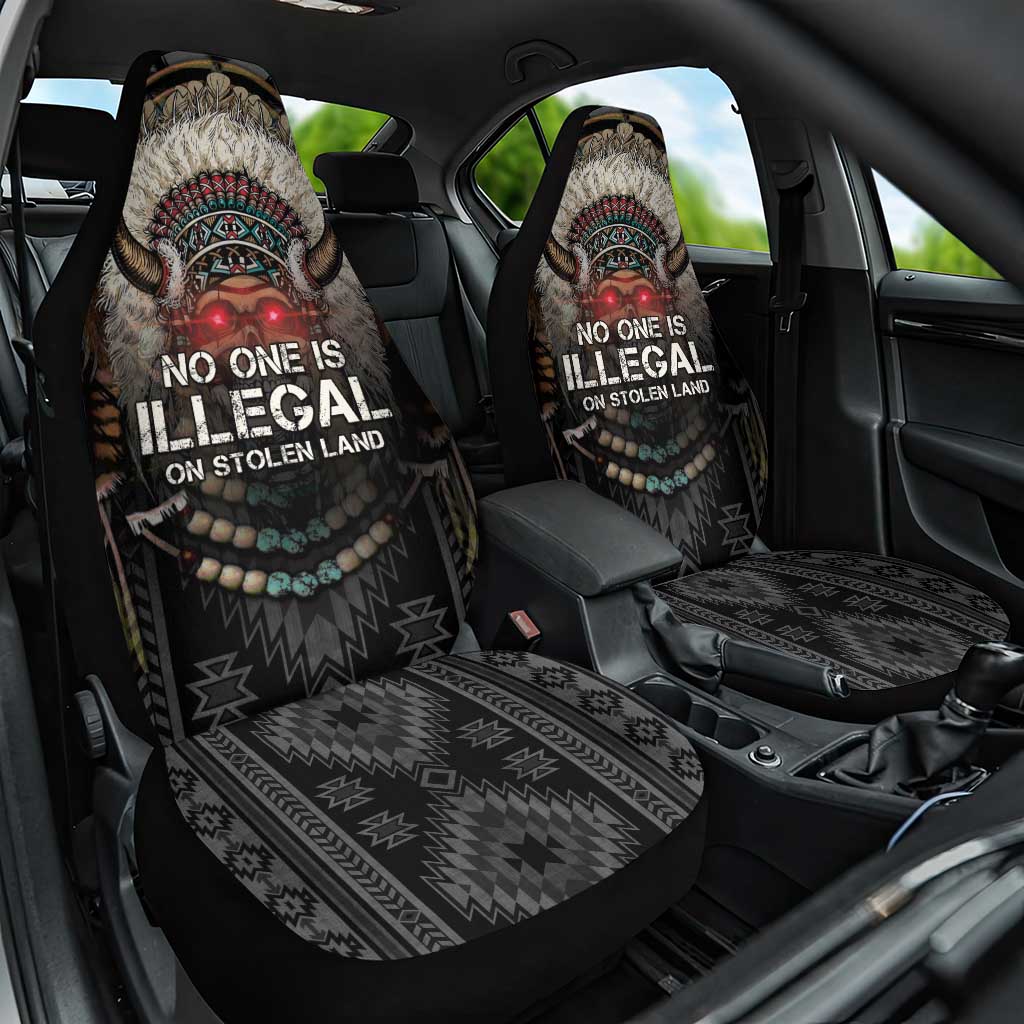 Native American Car Seat Cover No One Is Illegal On Stolen Land