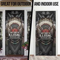 Native American Door Cover No One Is Illegal On Stolen Land