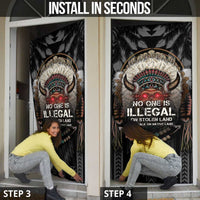 Native American Door Cover No One Is Illegal On Stolen Land
