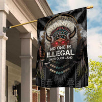 Native American Garden Flag No One Is Illegal On Stolen Land