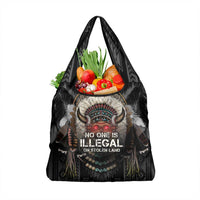 Native American Grocery Bag No One Is Illegal On Stolen Land