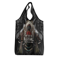 Native American Grocery Bag No One Is Illegal On Stolen Land