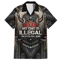 Native American Hawaiian Shirt No One Is Illegal On Stolen Land