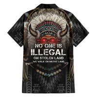 Native American Hawaiian Shirt No One Is Illegal On Stolen Land