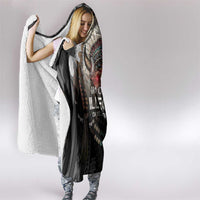Native American Hooded Blanket No One Is Illegal On Stolen Land