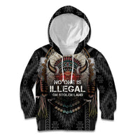 Native American Kid Hoodie No One Is Illegal On Stolen Land