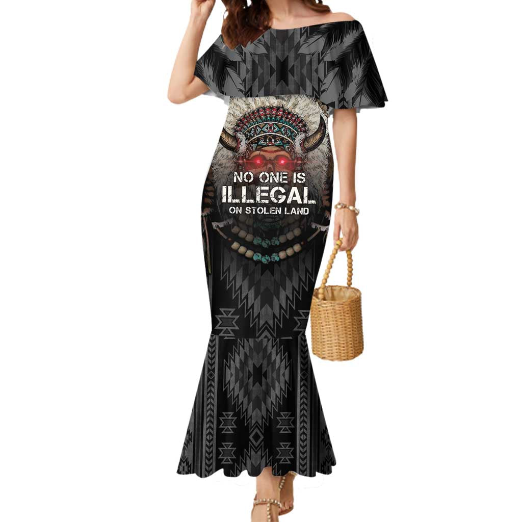Native American Mermaid Dress No One Is Illegal On Stolen Land