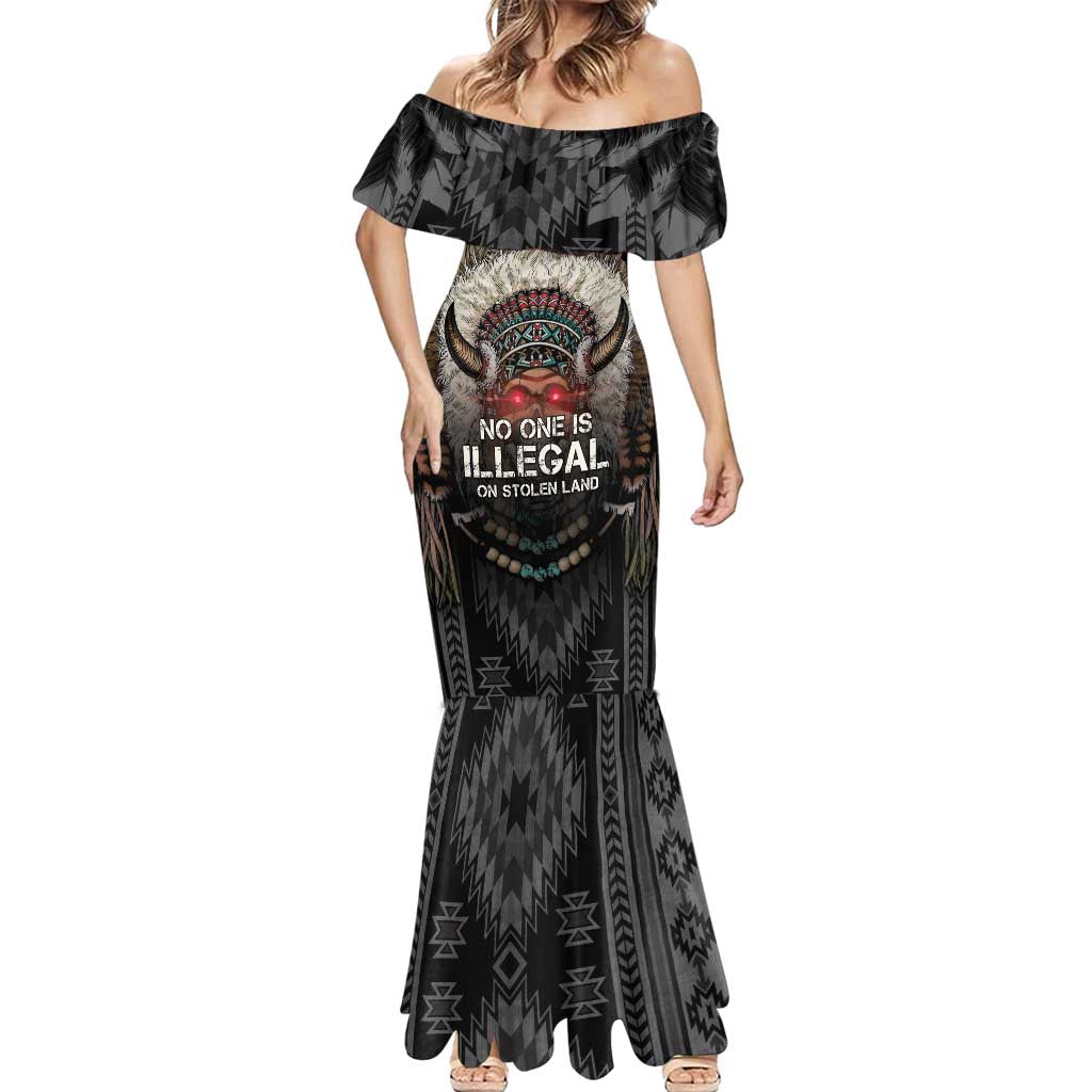 Native American Mermaid Dress No One Is Illegal On Stolen Land