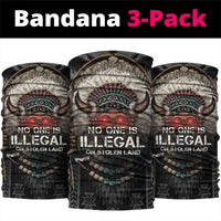 Native American Neck Gaiter No One Is Illegal On Stolen Land