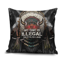 Native American Pillow Cover No One Is Illegal On Stolen Land
