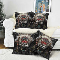 Native American Pillow Cover No One Is Illegal On Stolen Land