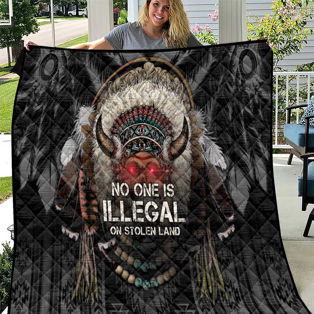 Native American Quilt No One Is Illegal On Stolen Land