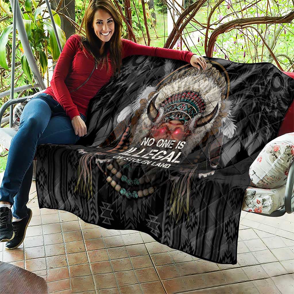 Native American Quilt No One Is Illegal On Stolen Land