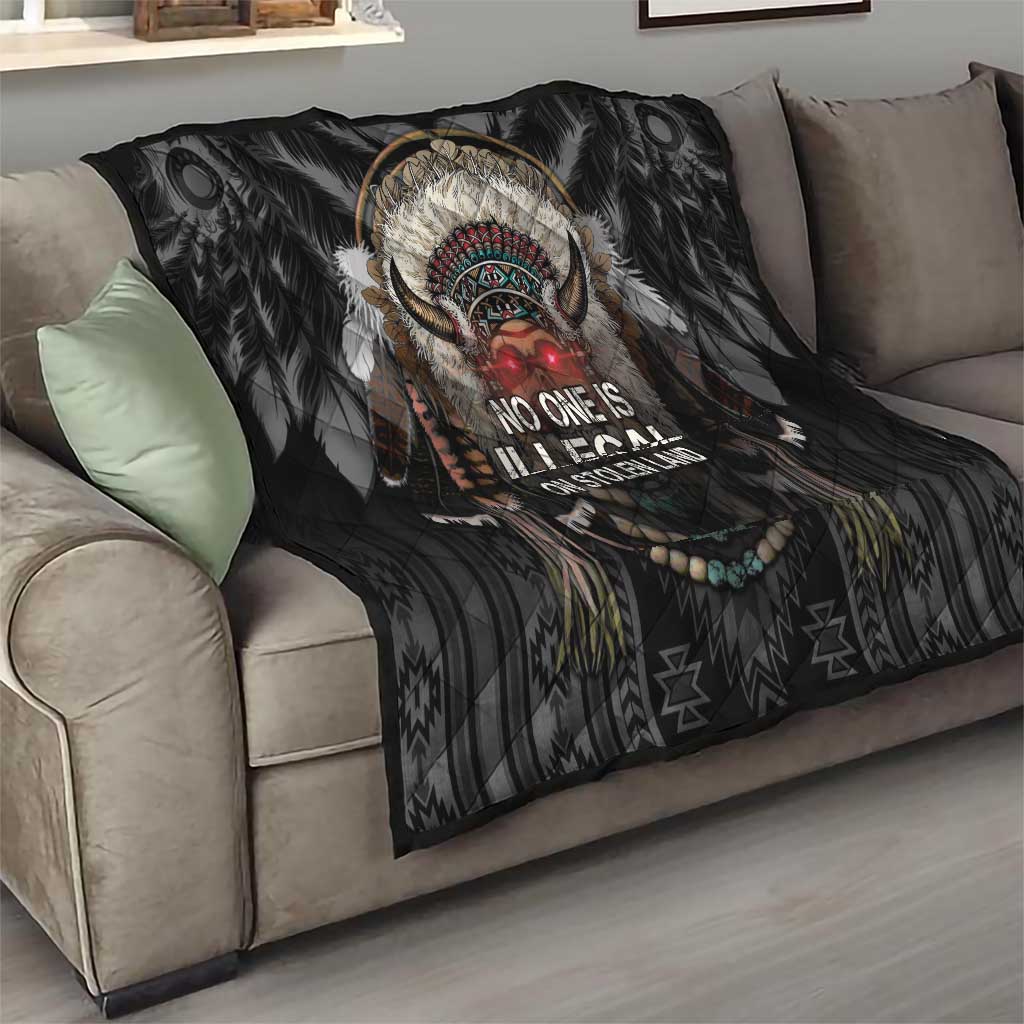 Native American Quilt No One Is Illegal On Stolen Land