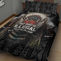 Native American Quilt Bed Set No One Is Illegal On Stolen Land