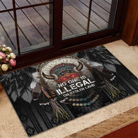 Native American Rubber Doormat No One Is Illegal On Stolen Land