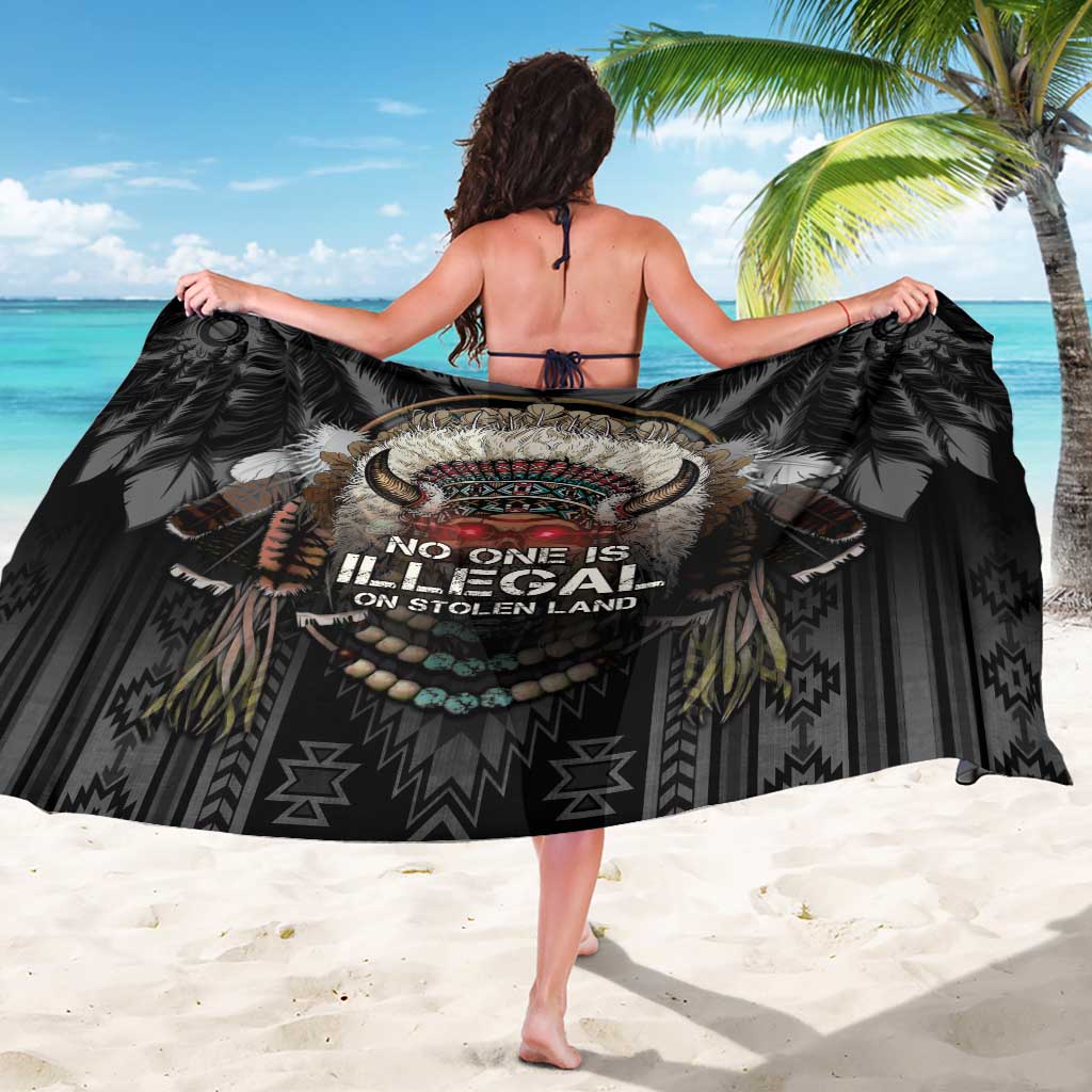 Native American Sarong No One Is Illegal On Stolen Land