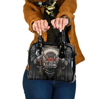 Native American Shoulder Handbag No One Is Illegal On Stolen Land