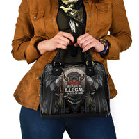 Native American Shoulder Handbag No One Is Illegal On Stolen Land