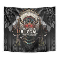 Native American Tapestry No One Is Illegal On Stolen Land