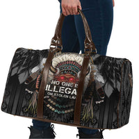 Native American Travel Bag No One Is Illegal On Stolen Land