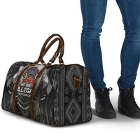 Native American Travel Bag No One Is Illegal On Stolen Land