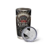 Native American Tumbler Cup No One Is Illegal On Stolen Land