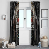 Native American Window Curtain No One Is Illegal On Stolen Land