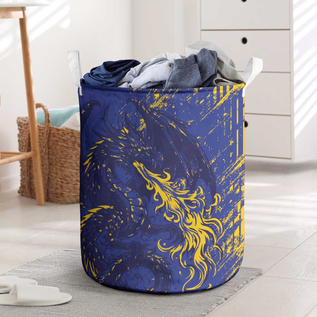 Bosnia And Herzegovina Laundry Basket Fierce Dragon Heritage
