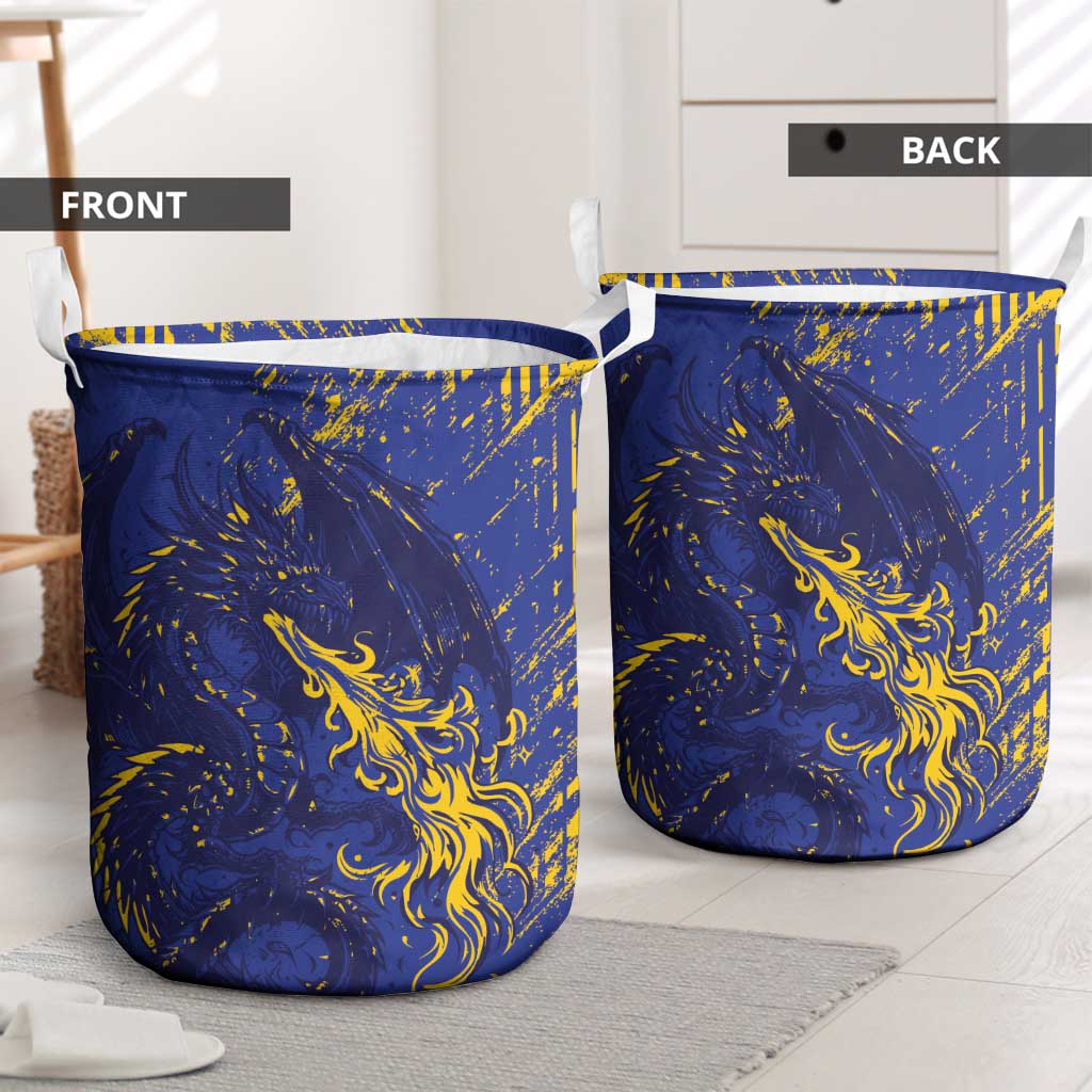 Bosnia And Herzegovina Laundry Basket Fierce Dragon Heritage