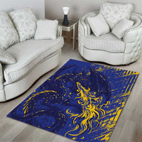 Bosnia And Herzegovina Area Rug Fierce Dragon Heritage