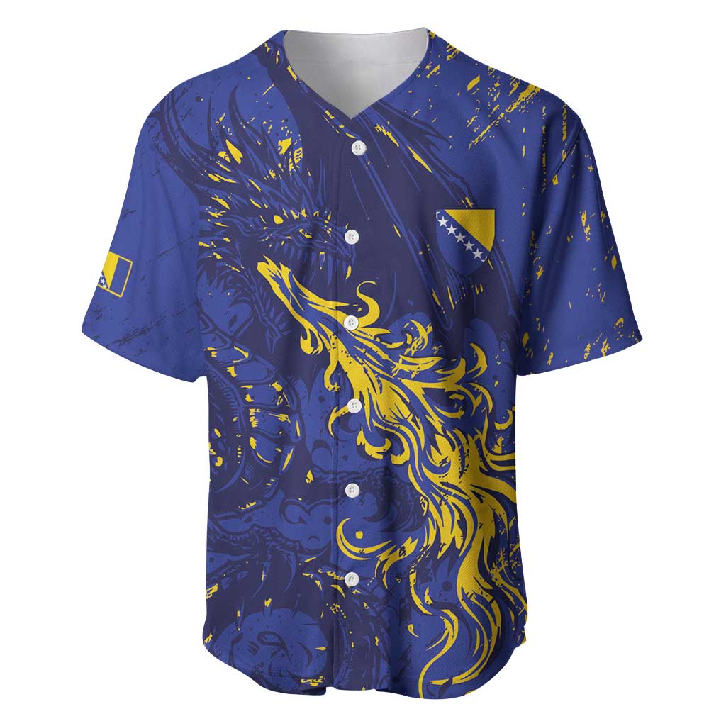 Bosnia And Herzegovina Baseball Jersey Fierce Dragon Heritage