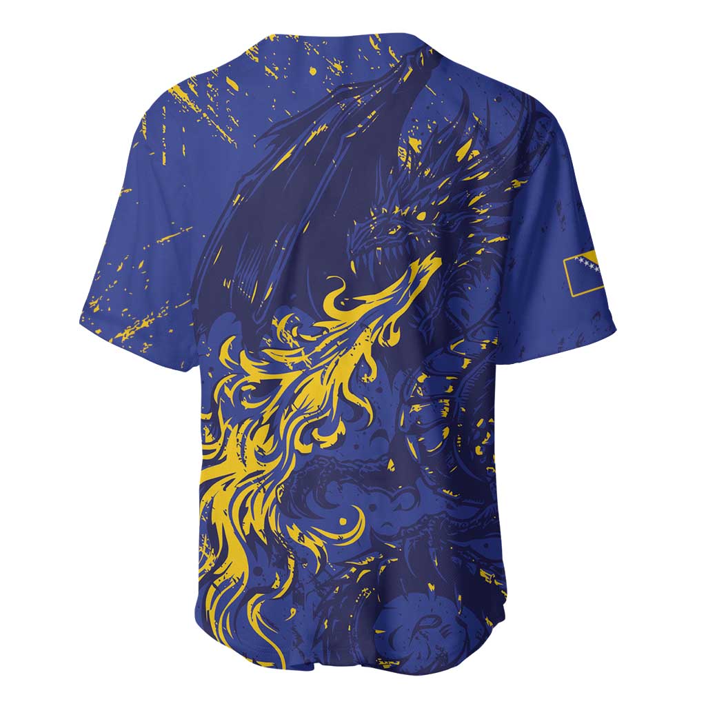 Bosnia And Herzegovina Baseball Jersey Fierce Dragon Heritage
